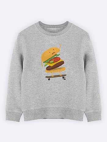 Sweat Enfant BURGER WIPEOUT