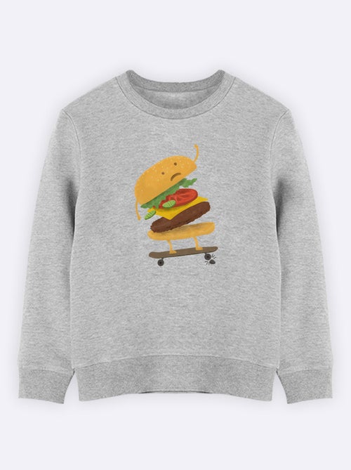 Sweat Enfant BURGER WIPEOUT - Kiabi