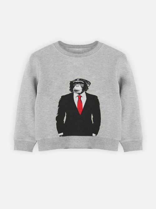 Sweat Enfant BUSINESS MONKEY - Kiabi