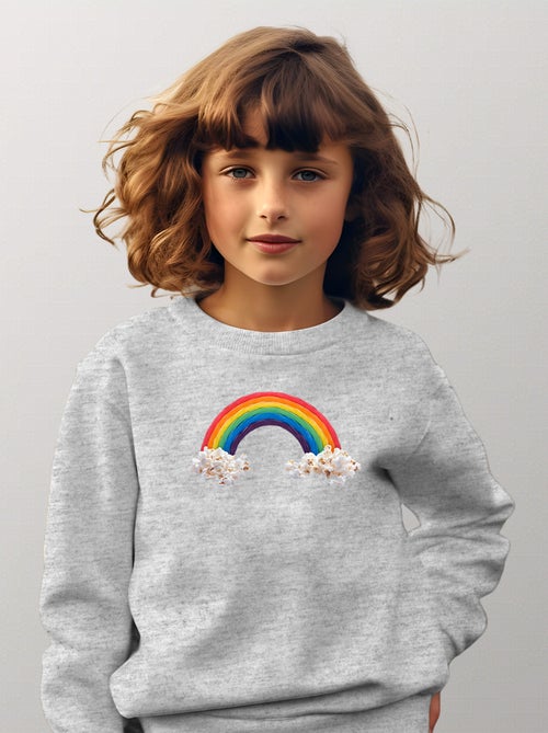 Sweat Enfant CANDY RAINBAW - Kiabi
