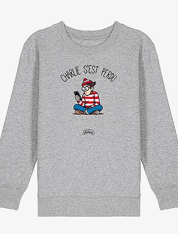 Sweat Enfant CHARLIE S EST PERDU