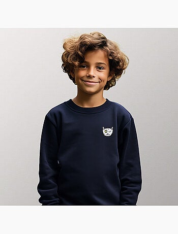 Sweat Enfant CHAT CLIN DOEIL CŒUR