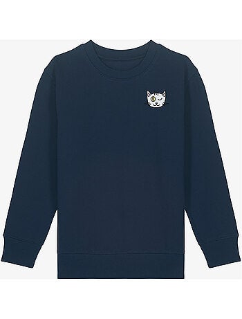 Sweat Enfant CHAT CLIN DOEIL CŒUR