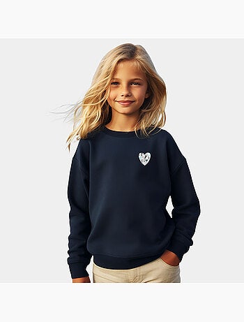 Sweat Enfant CHEMICAL REACTION CŒUR