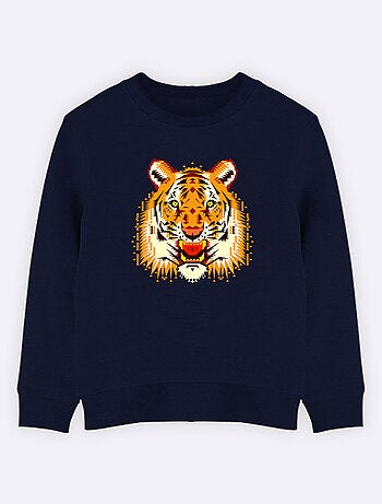 Sweat Enfant CHOBOPOP GEOMETRIC TIGER
