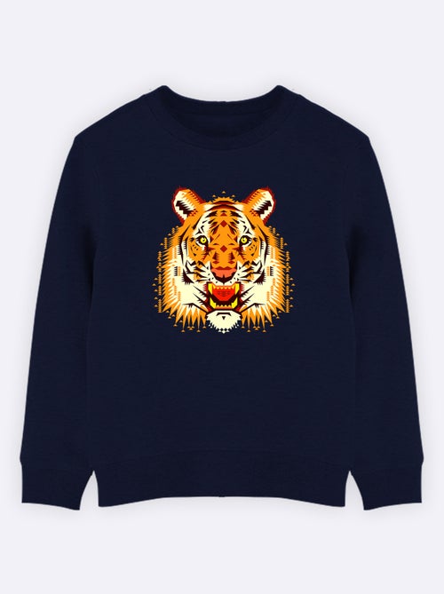 Sweat Enfant CHOBOPOP GEOMETRIC TIGER - Kiabi Sweat Enfant CHOBOPOP GEOMETRIC TIGER - Kiabi