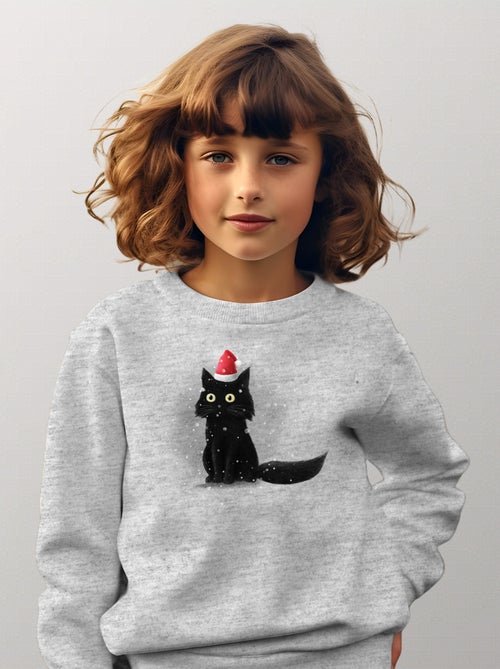 Sweat Enfant CHRISTMAS CAT - Kiabi