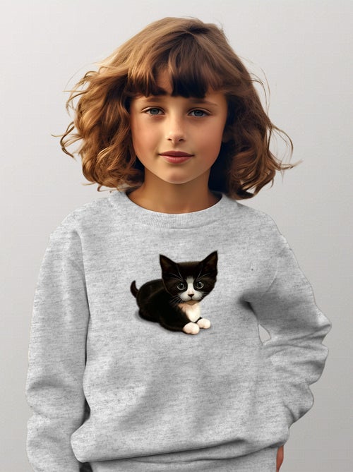 Sweat Enfant CUTE CAT - Kiabi