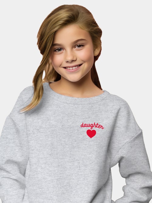 Sweat Enfant DAUGHTER CŒUR - Kiabi
