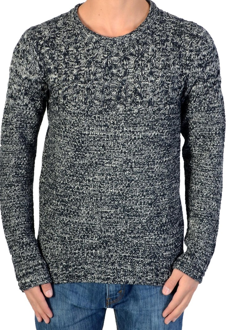 Sweat Enfant Deeluxe 74 W15319K Joshua Navy Bleu - Kiabi