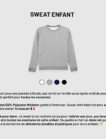 Sweat Enfant DOLCE VITA ROUGE