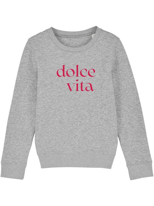 Sweat Enfant DOLCE VITA ROUGE - Kiabi