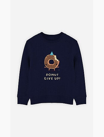 Sweat Enfant DONUT GIVE UP