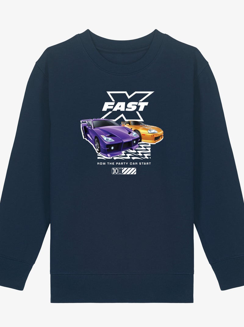 Sweat Enfant FAST AND FURIOUS 3 Bleu marine - Kiabi