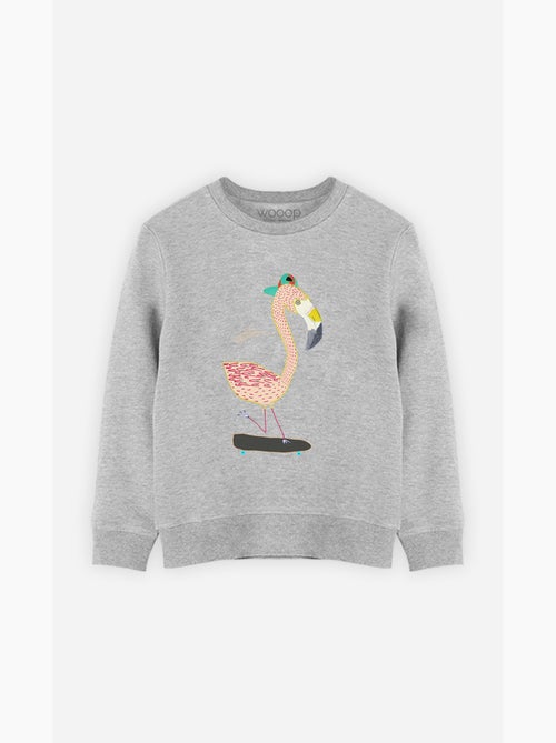 Sweat Enfant FLAMINGO SKATER - Kiabi