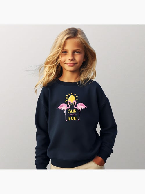 Sweat Enfant FLAMINGO-SUN-AND-FUN - Kiabi