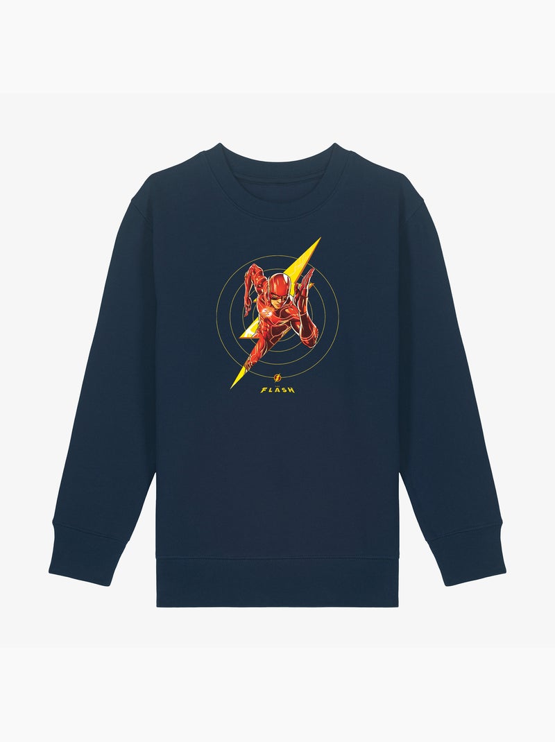Sweat Enfant FLASH 2 Bleu marine - Kiabi