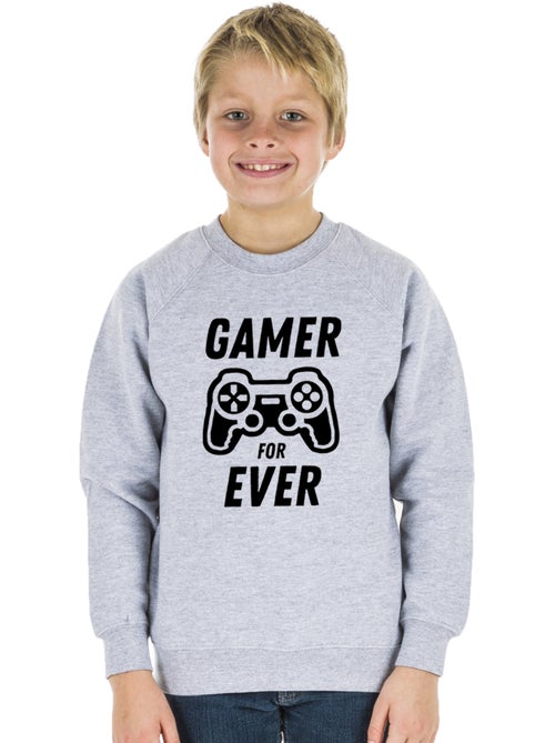 Sweat Enfant GAMER FOR EVER - Kiabi