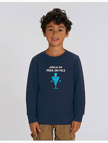 Sweat Enfant GENIAL DE PERE EN FILS