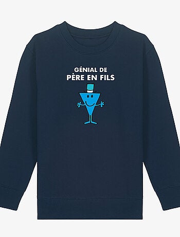 Sweat Enfant GENIAL DE PERE EN FILS