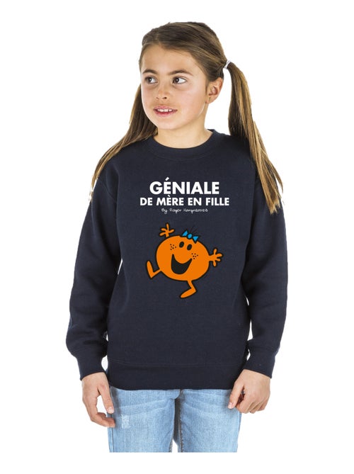 Sweat Enfant GÉNIALE DE MÈRE EN FILLE - Kiabi