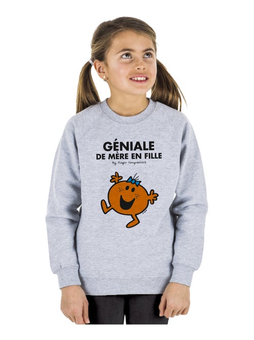 Sweat Enfant GÉNIALE DE MÈRE EN FILLE - Kiabi