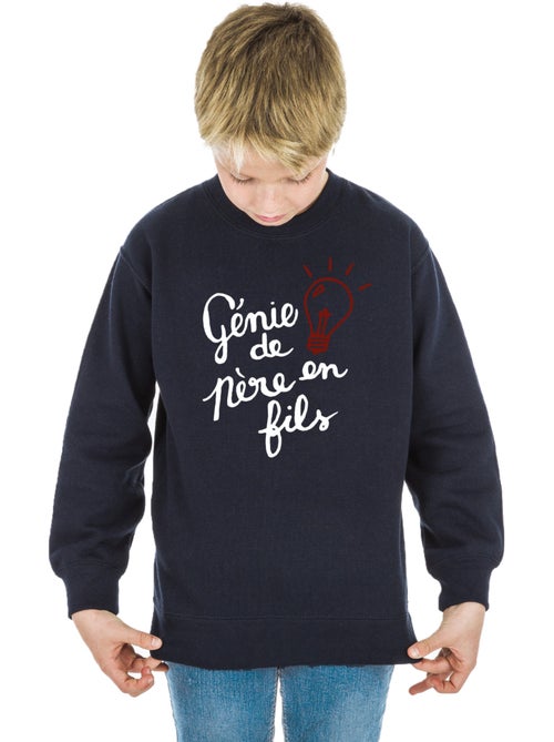 Sweat Enfant GÉNIE DE PÈRE EN FILS - Kiabi