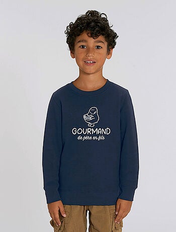 Sweat Enfant GOURMAND DE PERE EN FILS