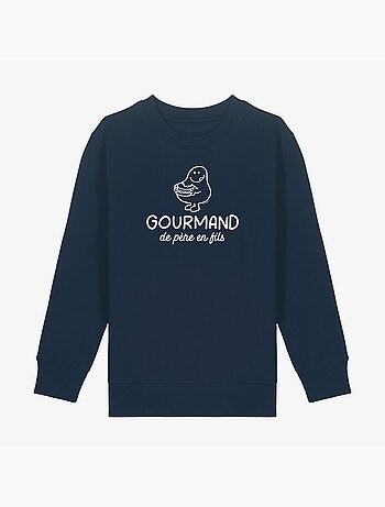 Sweat Enfant GOURMAND DE PERE EN FILS