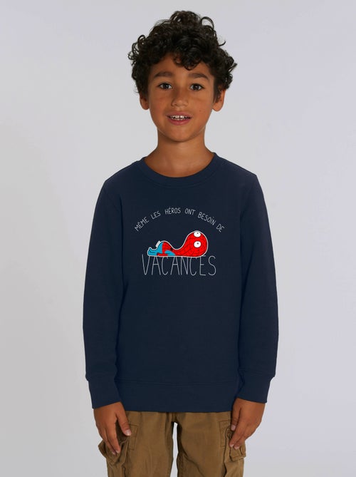 Sweat Enfant HEROS VACANCES SPIDER - Kiabi
