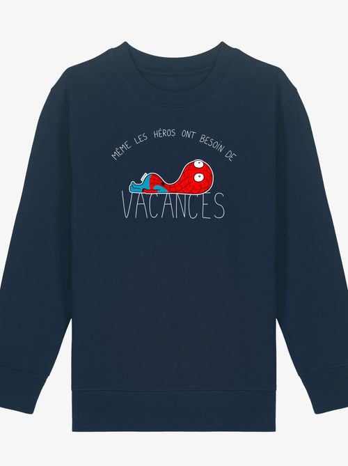 Sweat Enfant HEROS VACANCES SPIDER - Kiabi