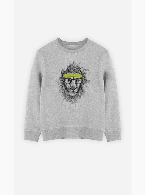Sweat Enfant HIPSTER LION - Kiabi