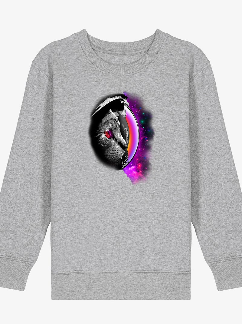 Sweat Enfant INFINITY Gris chiné - Kiabi