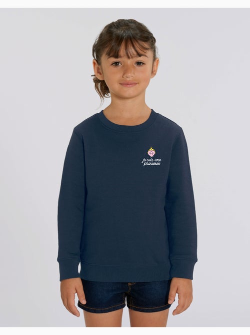 Sweat Enfant JE SUIS UNE PRINCESSE COEUR - Kiabi