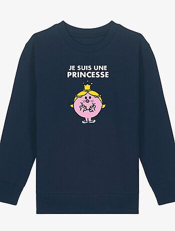 Sweat Enfant JE SUIS UNE PRINCESSE FACE
