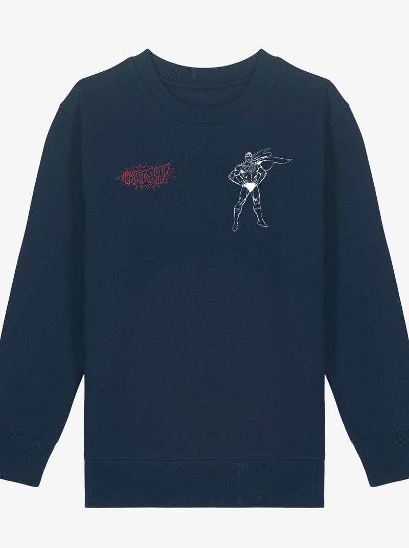 Sweat Enfant KKRASH SUPERMAN Bleu marine - Kiabi