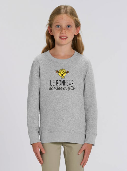 Sweat Enfant LE BONHEUR DE MERE EN FILLE - Kiabi