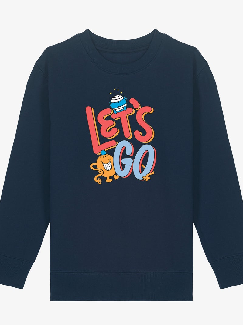 Sweat Enfant LETS GO 2 Bleu marine - Kiabi