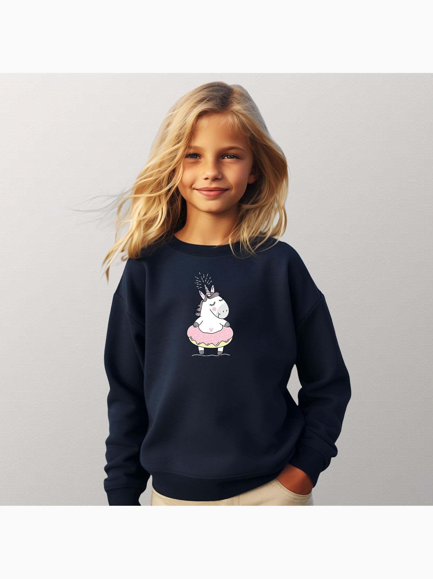 sweat licorne kiabi