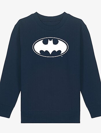 Sweat Enfant LOGO BATMAN WHITE
