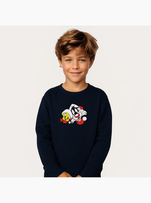 Sweat Enfant LOONEY TUNES SYLVESTER AND TWEETY - Kiabi Sweat Enfant LOONEY TUNES SYLVESTER AND TWEETY - Kiabi