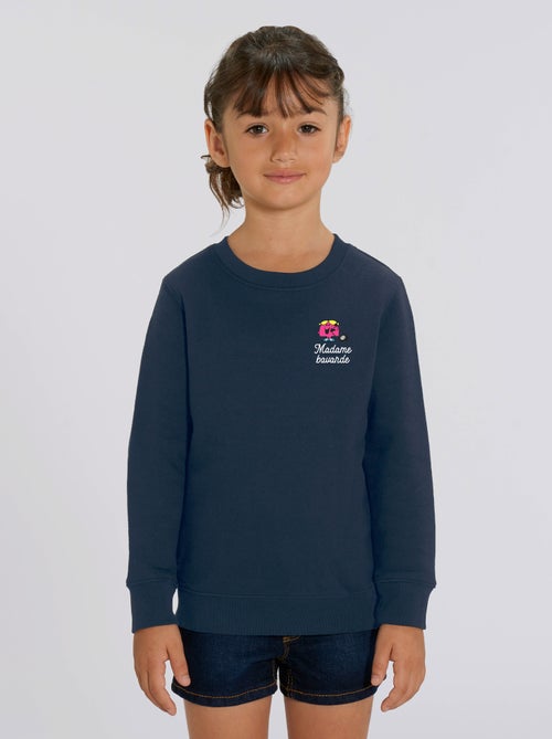 Sweat Enfant MADAME BAVARDE COEUR - Kiabi