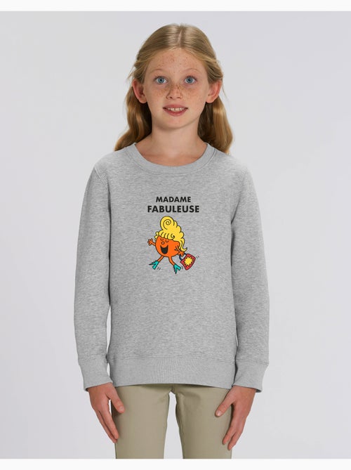 Sweat Enfant MADAME FABULEUSE - Kiabi