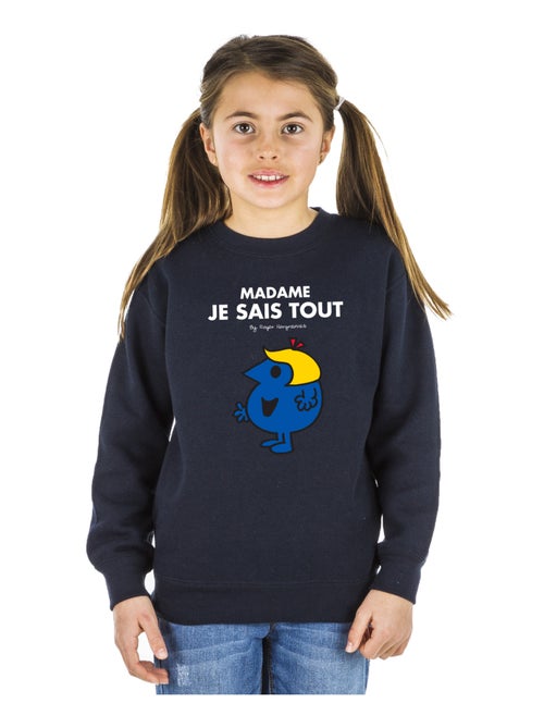 Sweat Enfant MADAME JE SAIS TOUT - Kiabi