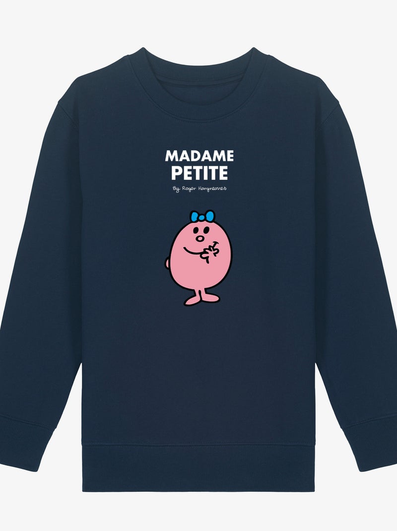 Sweat Enfant MADAME PETITE Bleu marine - Kiabi