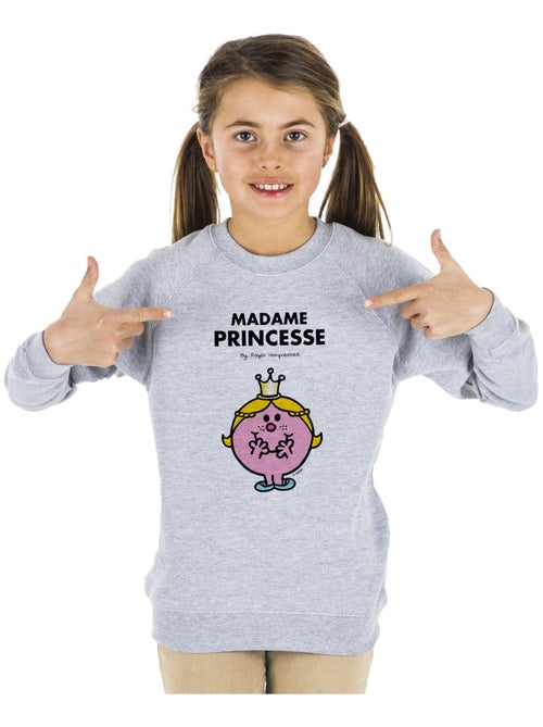 Sweat Enfant MADAME PRINCESSE - Kiabi