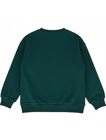 Sweat enfant manches longues Yoshi - vert