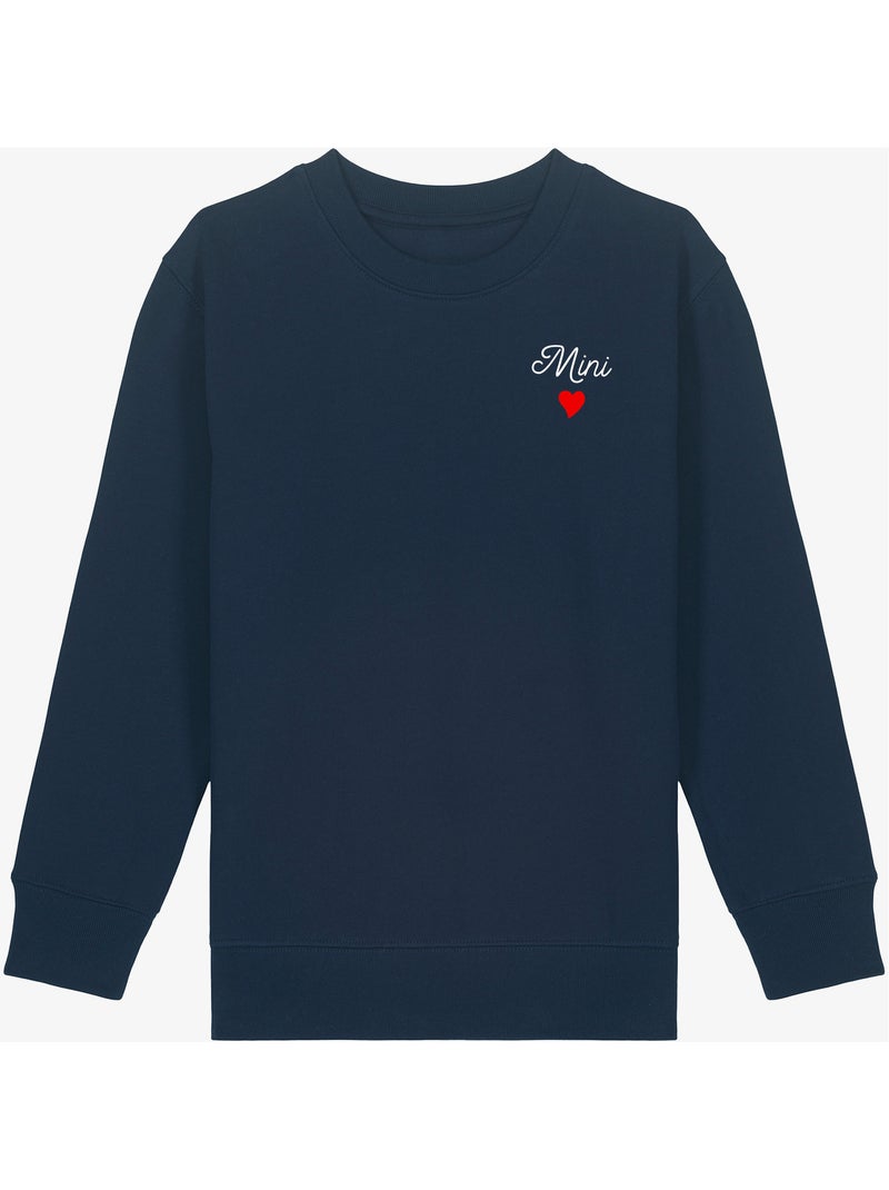 Sweat Enfant MINI CŒUR Bleu marine - Kiabi