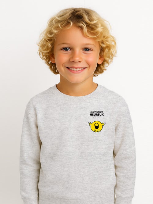 Sweat Enfant MONSIEUR HEUREUX CŒUR - Kiabi