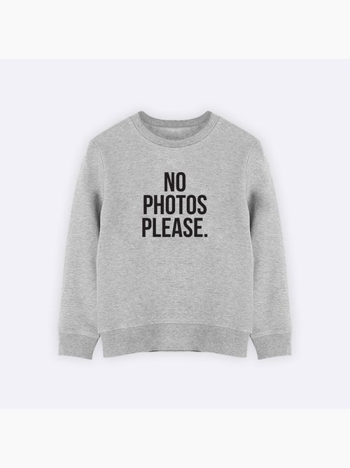 Sweat Enfant NO PHOTOS PLEASE - Kiabi